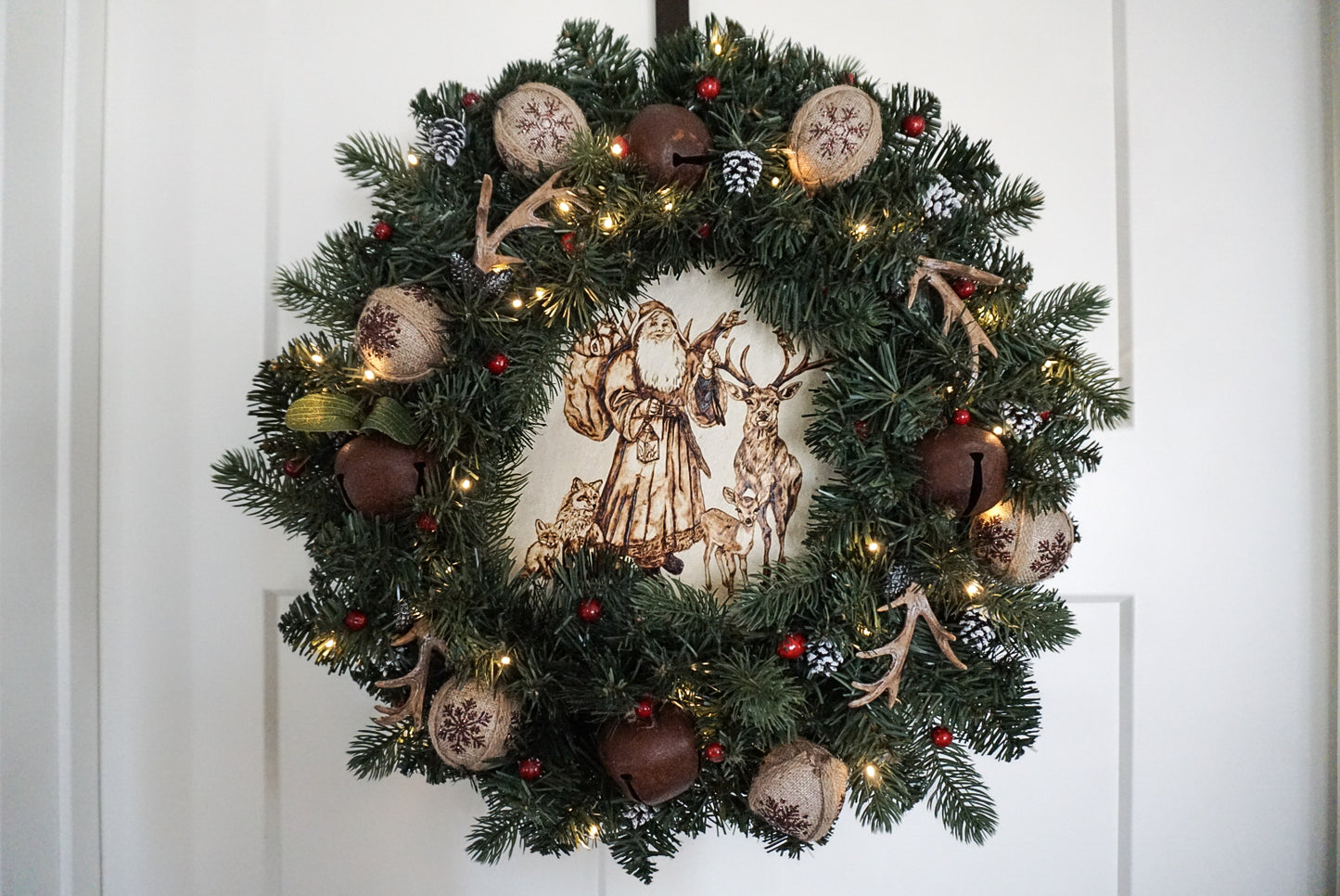 Santa's helpers Christmas Wreath